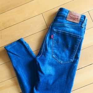 LEVIS HIGH WAISTED SKINNY PETITE